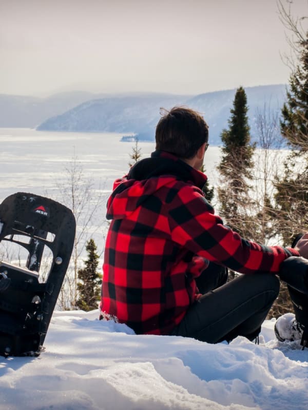 Raquettes à neige au Canada