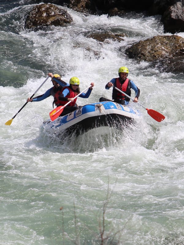 Rafting en Grèce