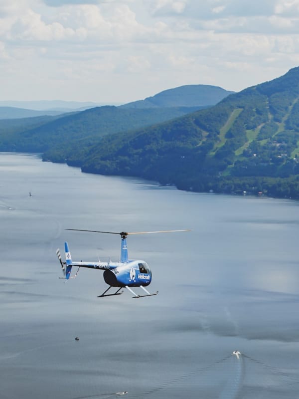 Hubschrauberflug in Kanada