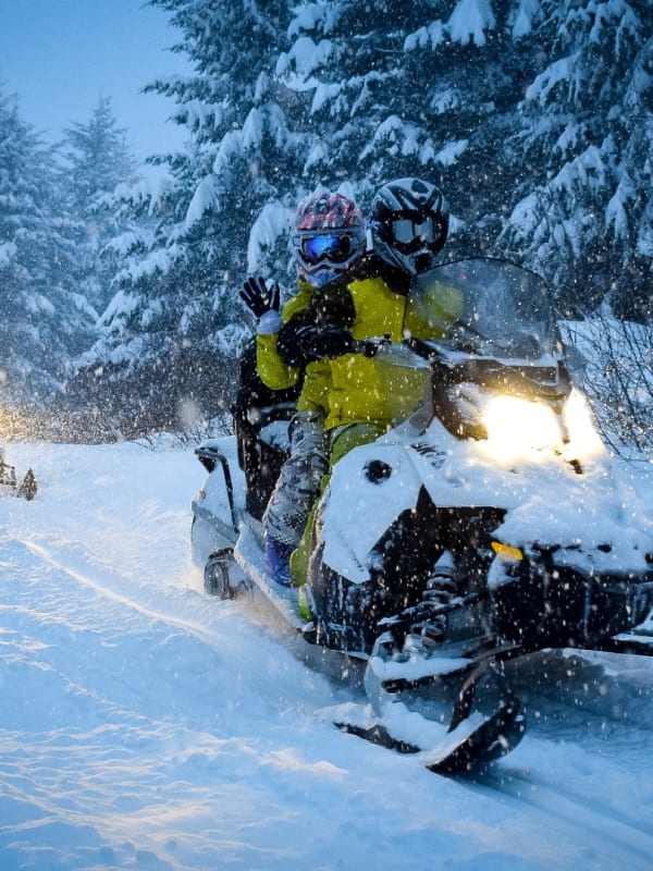 Snowmobiling in France