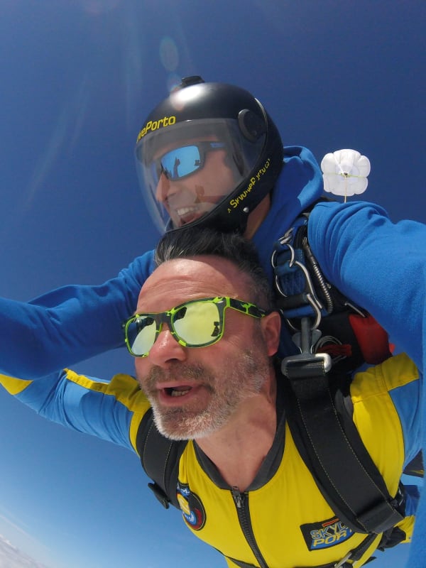Saut en parachute au Portugal