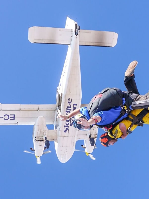 Saut en parachute en Espagne