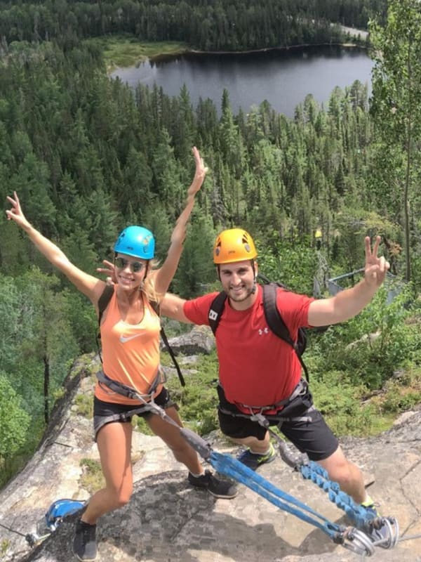 Klettersteig in Kanada