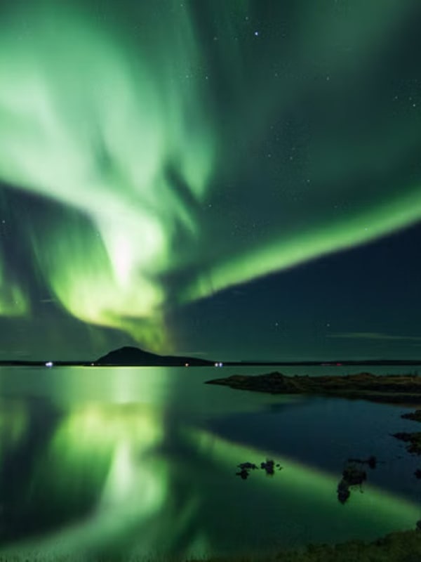 Chasse aux aurores boréales en Islande
