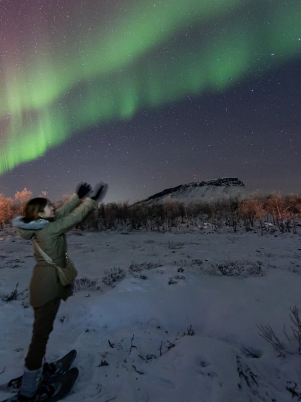 Raquetas de nieve en Finlandia