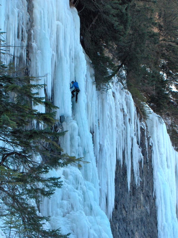 Escalade sur glace en France