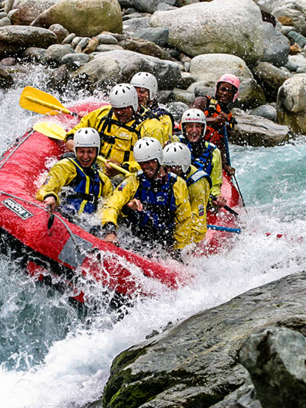 Rafting in Italien