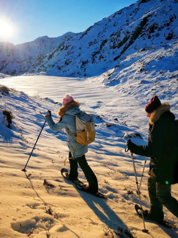 Snowshoeing in Norway