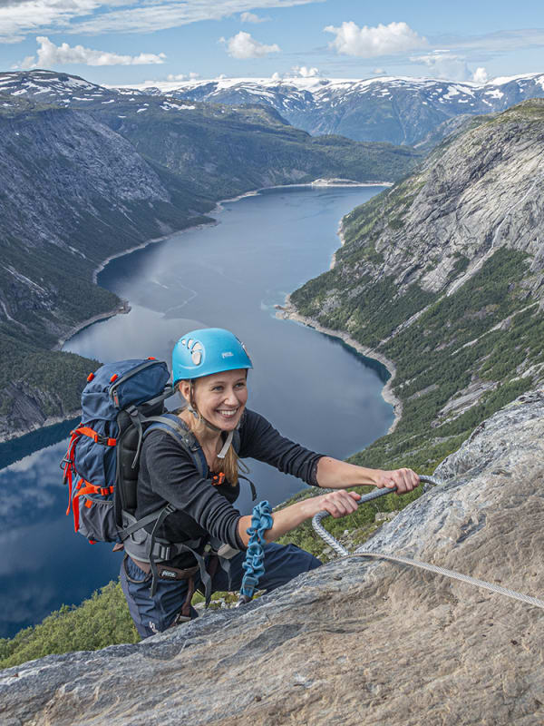 Klettersteig in Norwegen