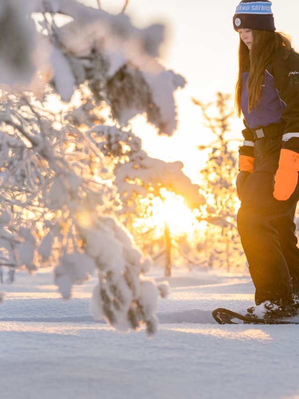 Snowshoeing in Finland