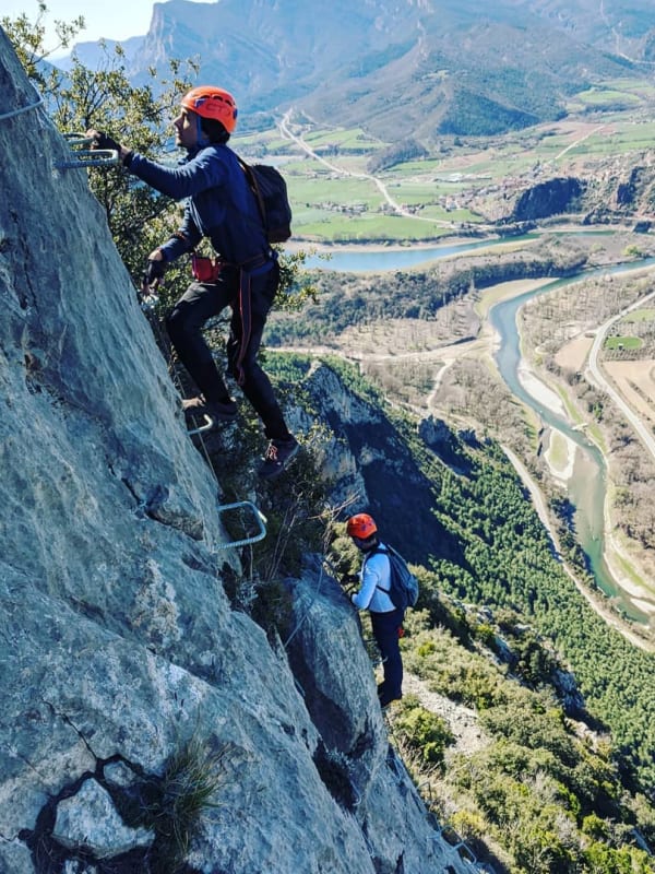 Klettersteig in Spanien