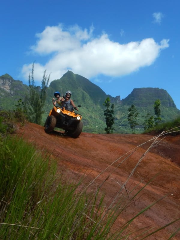 Randonnée en quad en Polynésie française