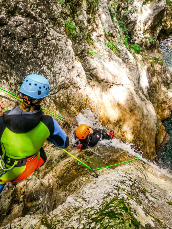 Canyoning en Slovénie