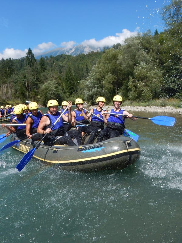 Rafting en Slovénie