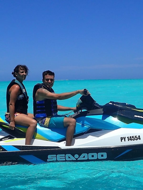 Jet Skiing in French Polynesia