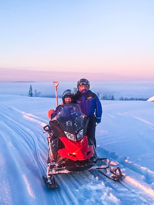 Motoneige en Finlande