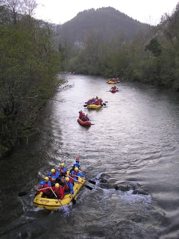 Rafting en Croacia