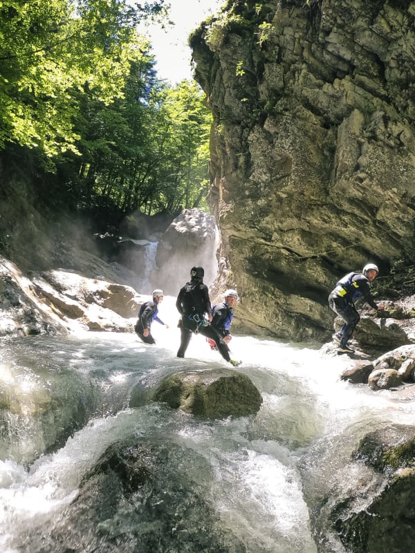 Canyoning in Switzerland