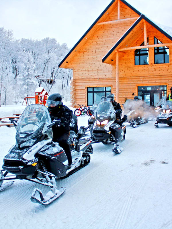 Schneemobil in Kanada