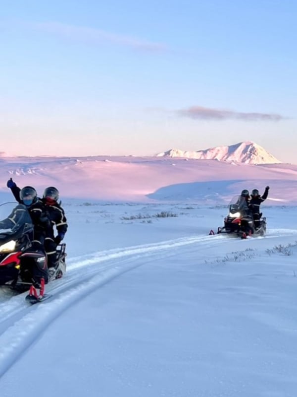 Snowmobiling in Iceland