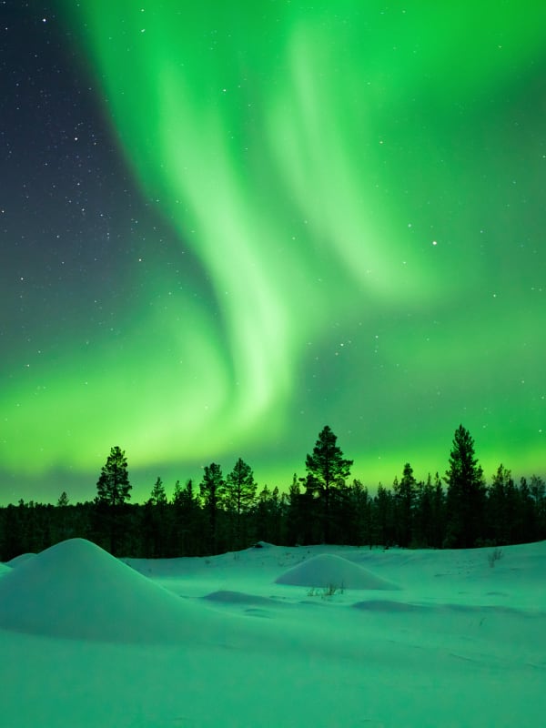 Excursiones de auroras boreales en Suecia