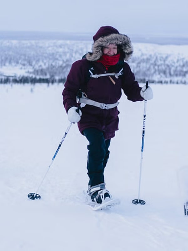 Raquettes à neige en Finlande