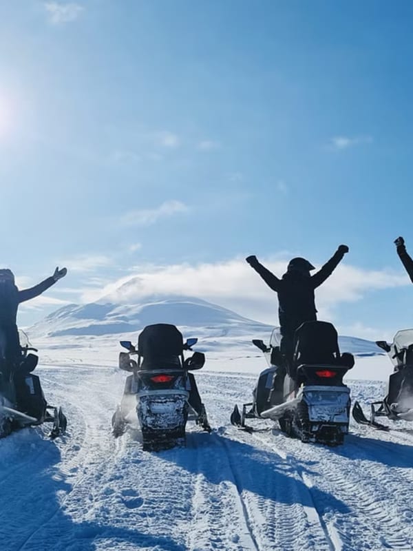 Snowmobiling in Iceland