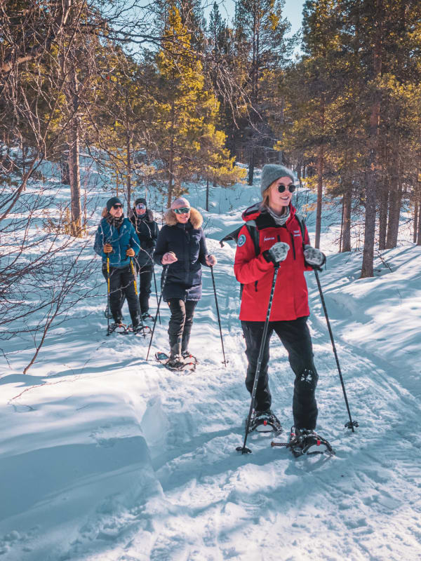 Schneeschuhwandern in Norwegen