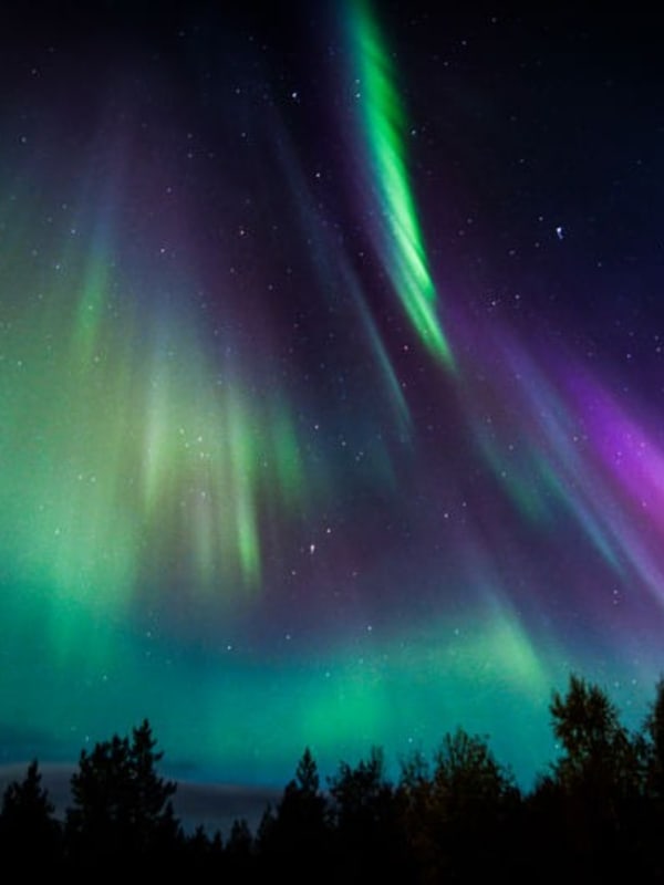 Chasse aux aurores boréales en Finlande
