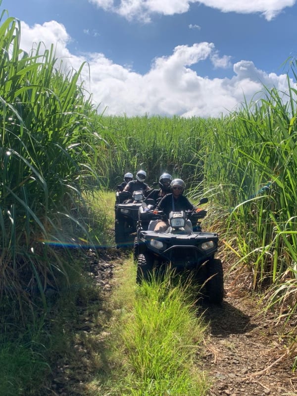 Rutas en quad en Reunión