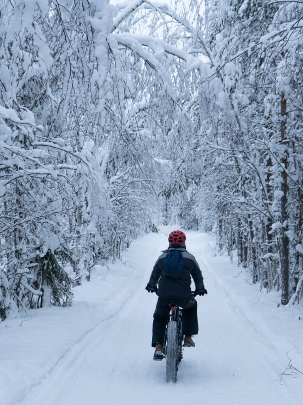 Fat bike en Finlandia