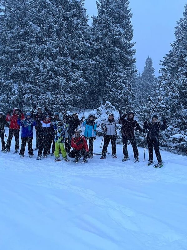 Snowshoeing in Italy