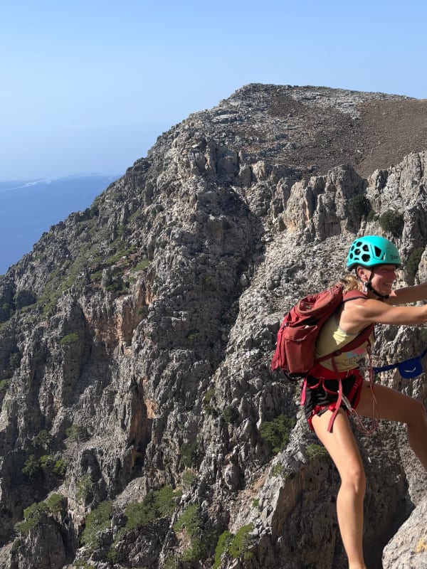 Klettersteig in Griechenland