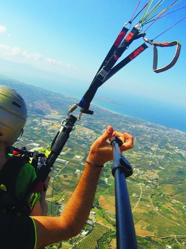 Paragliding in Griechenland