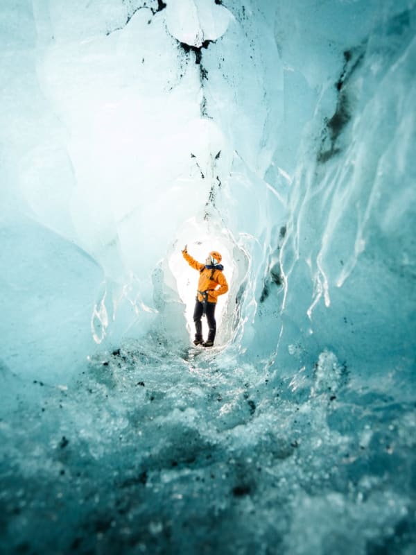 Caving in Island