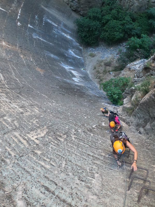 Klettersteig in Spanien
