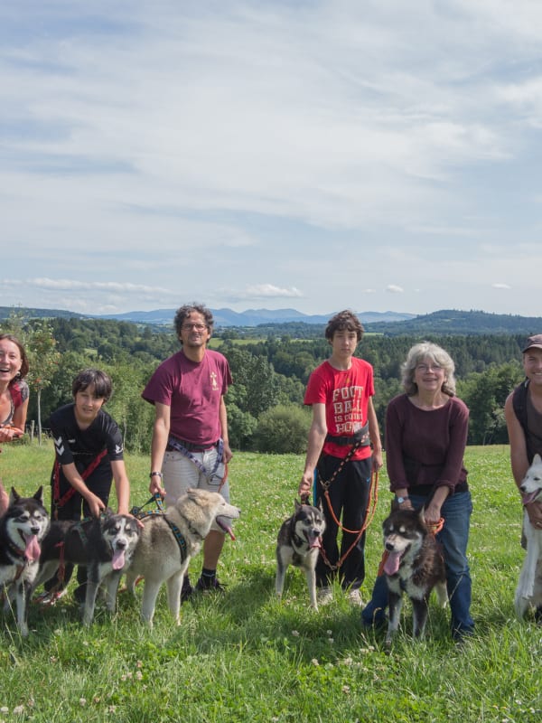 Dog Sledding in France