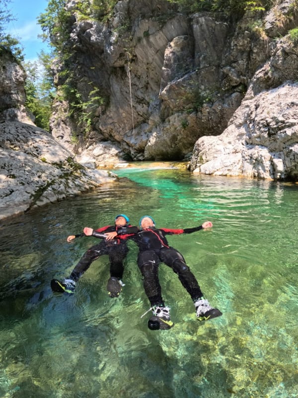 Canyoning en Slovénie