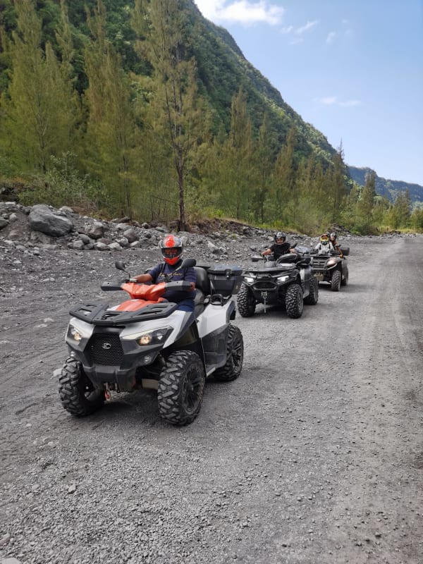 Rutas en quad en Reunión