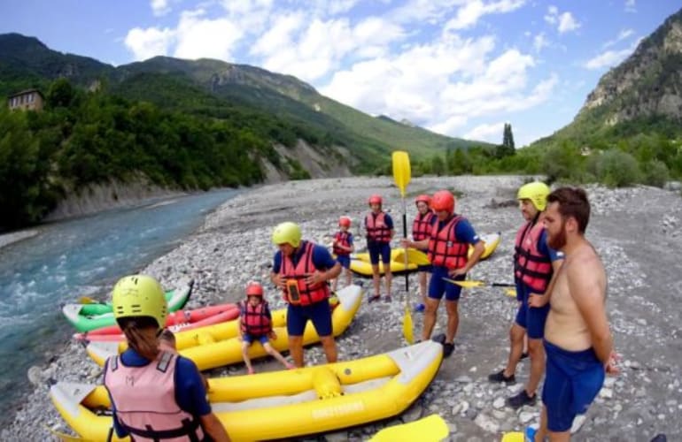 Location de canoë kayak sur le Var au départ de Villars-sur-Var, près de Nice