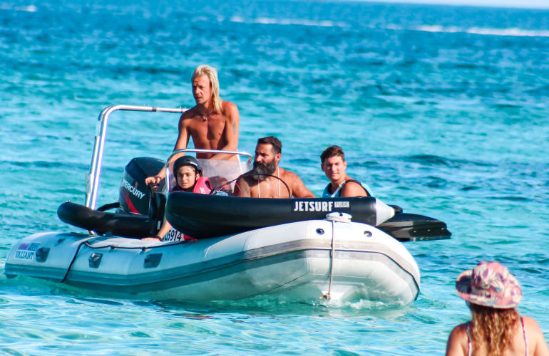 Jetsurfen am Palombaggia-Strand, Porto-Vecchio