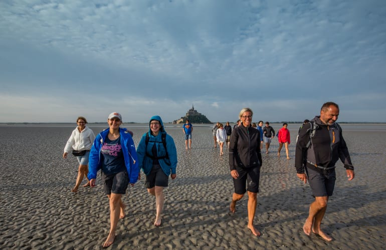 Guided walk in the Bay of Mont-Saint-Michel
