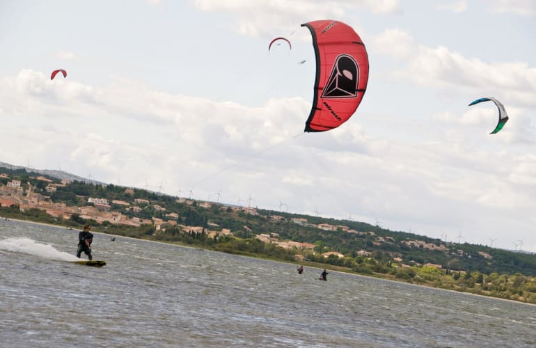 Downwind à l'Etang de Salses, Leucate