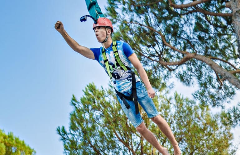 Highest Slingshot (50 m) in Spain in Lloret de Mar, Costa Brava