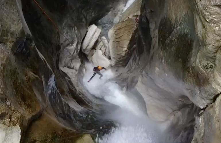 Higher Ecouges Canyon in the Vercors near Grenoble