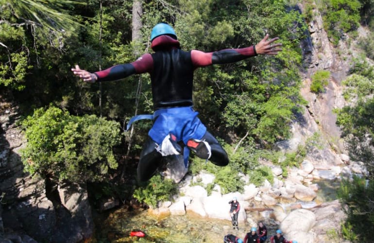 Einweihungsschlucht von Pulischellu in Bavella, Korsika
