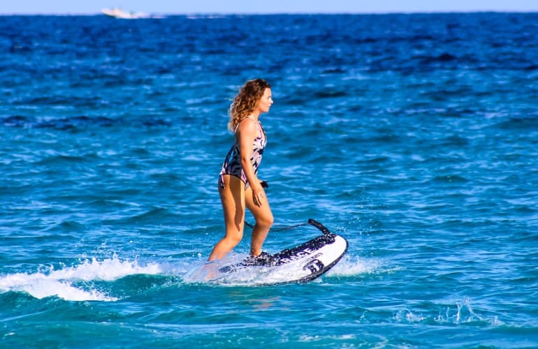 Jet Surfing from Palombaggia Beach, Porto-Vecchio