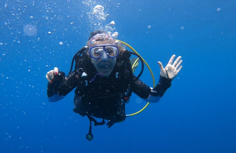 Descubra el buceo en Tamarin Bay en Mauricio