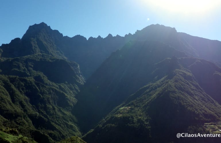 Canyon de Fleurs Jaunes au Cirque de Cilaos, La Réunion
