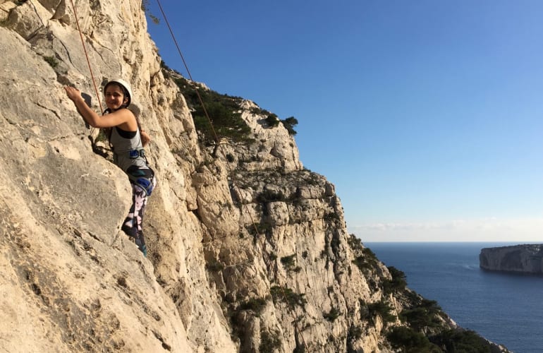 Rock Climbing Initiation in the Calanques of Marseille